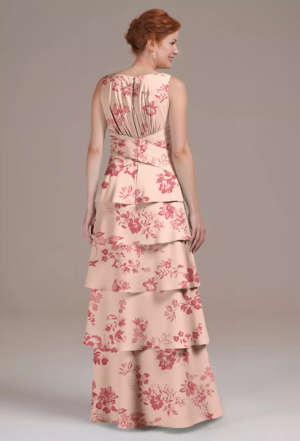 AW Addie Pink Cherry Blossom  Mother of the Bride Dresses